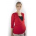 Tričko tehotenské a dojčiace s výstrihom