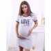 Tehotenská a materská nočná košeľa Love