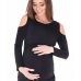 Tehotenské a materské tričko s dlhým rukávom