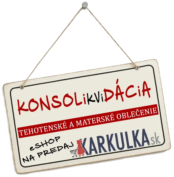 KARKULKA.sk - eshop na predaj - tehotenské a materské oblečenie